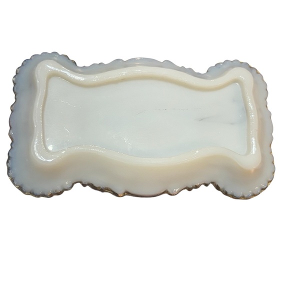 Vintage Porcelain Decorative trinket dish tray vanity - Picture 5 of 15